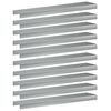 vidaXL Sodo apvadų dengiamasis profilis 10 vnt. 100 x 20 x 5 cm