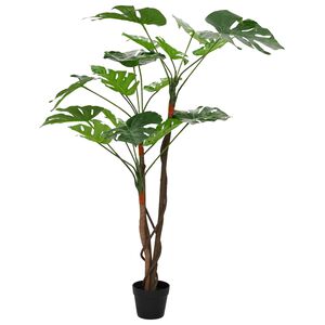 vidaXL Dirbtinė Monstera Augalas Žalia 70 x 16 x 130 cm