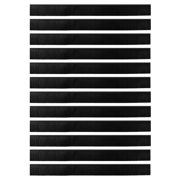 vidaXL Savaranki&scaron;kai klijuojami durų &scaron;epetėlių sandarikliai 12 pcs