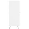 vidaXL &Scaron;oninė spintelė, baltos spalvos, 34,5x34x90cm, apdirbta mediena