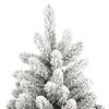 vidaXL Dirbtinė eglutė su šarnyrinėmis šakomis, 270cm, dengta sniegu