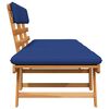 vidaXL Sodo suoliukas su pagalvėlėmis, 190cm, akacijos masyvas