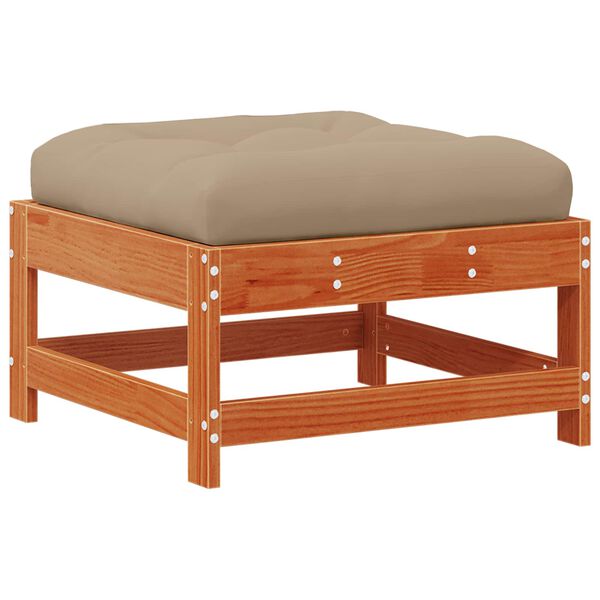 vidaXL Sodo kojų atrama Tvirtas pu&scaron;ies medis Va&scaron;ko Ruda