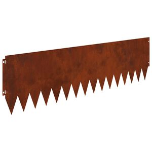 vidaXL Vejo kra&scaron;tas 20 pcs 103 x 30 cm Plienas Rūdijanti