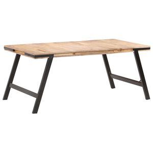 vidaXL Valgomojo stalas, 180x90x76cm, mango medienos masyvas