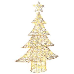 vidaXL Kalėdų eglutė 120 LED &Scaron;ilta balta 120,5 cm PET