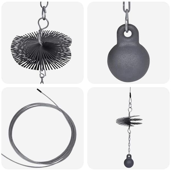 Apvalus &Scaron;epetys Kamino Valymui, Skersmuo 15 cm