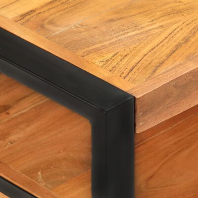 vidaXL Kavos staliukas, 120x60x40 cm, akacijos medienos masyvas