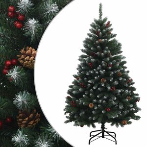 vidaXL Dirbtinė Sulankstoma Kalėdų Eglutė 150 cm PVC