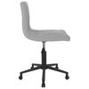 vidaXL Pasukamos valgomojo kėdės, 2vnt., &scaron;viesiai pilkos, aksomas