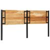 vidaXL Galvūgalis, 200cm, akacijos medienos masyvas/geležis