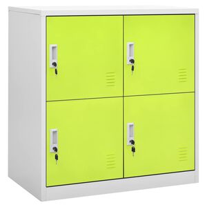 vidaXL Persirengimo spintelė, pilka ir žalia, 90x45x92,5cm, plienas