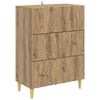 vidaXL Stalčių spintelė 66 x 34,5 x 90 cm Apdirbta mediena