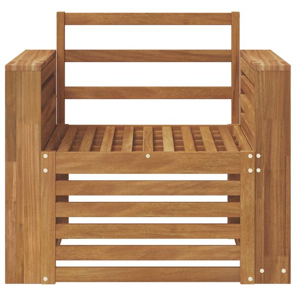 vidaXL Lauko sofos komplektas Natūrali 79 x 63 x 73 cm