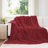 vidaXL Apklotas Bordo raudona 270 x 240 cm Flysas