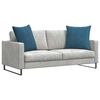 vidaXL Sofa Pagalvės 2 pcs Mėlyna 80 x 80 cm Kordūrinis audinys