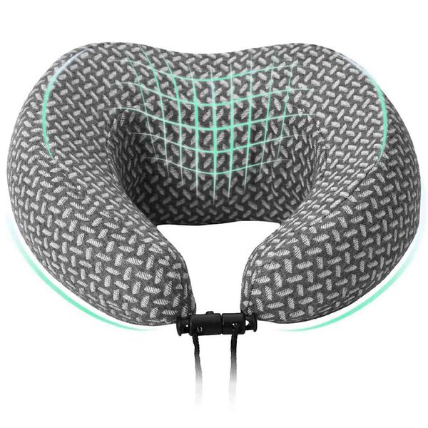 vidaXL Pagalvė su pagalve Pilka 30 x 28 x 14 cm Poliesteris