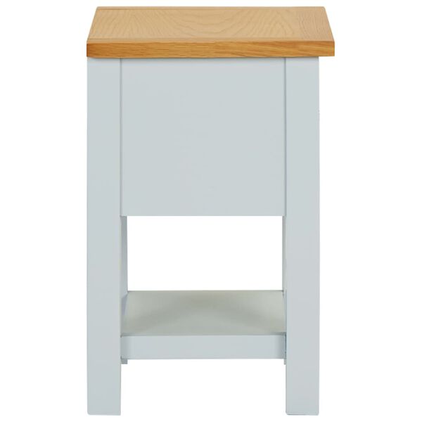 vidaXL Naktinis staliukas, 36x30x47cm, ąžuolo medienos masyvas