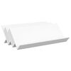 vidaXL Žurnalų stovas Balta 90 x 53 x 28,5 cm Apdirbta mediena