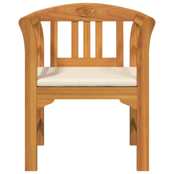 vidaXL Rožių suolas Natūralus 68,5 x 46 x 82,5 cm