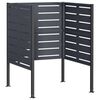vidaXL Atliekų konteinerio ekranas 85 x 85 x 113 cm Plienas Antracito