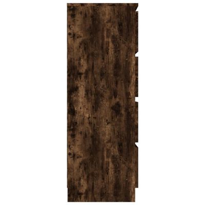 vidaXL Šoninė spintelė, dūminio ąžuolo spalvos, 60x35x98,5 cm, mediena