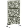 vidaXL Privatumo žaliuzės 100 x 50 x 180 cm Plienas Alyvuogių žalia