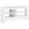 vidaXL KampinėTVspintelė 102 x 40,5 x 45 cm Auk&scaron;to blizgesio balta