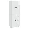 vidaXL Spintelė 2 pcs 66 x 34,5 x 90 cm Apdirbta mediena