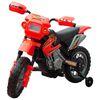 vidaXL Vaiki&scaron;kas motociklas, raudonos ir juodos spalvos