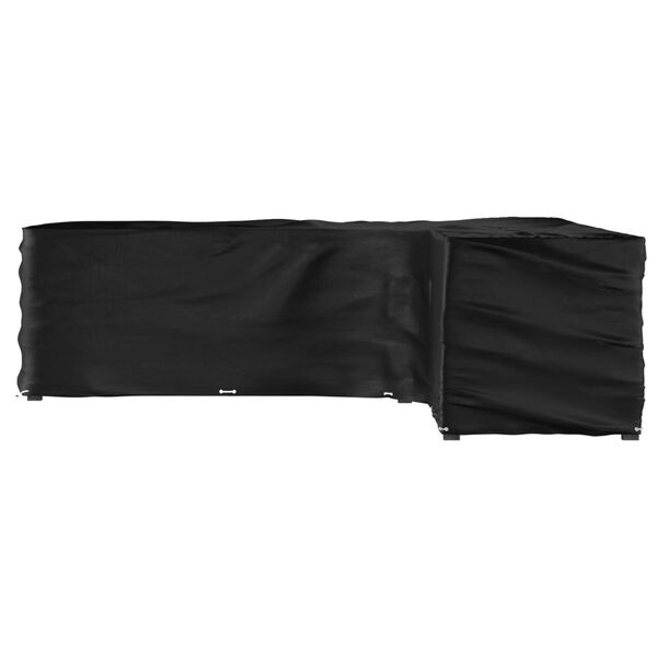 vidaXL Sodo baldų uždangalas, 300x300x90cm, 20 kilpučių, L formos