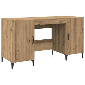 vidaXL Stalas Artisano ąžuolo 140 x 50 x 75 cm Apdirbta mediena