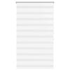 vidaXL Zebro žaliuzė, 100,9x175 cm, audinys, plotis 96,7 cm, baltos spalvos
