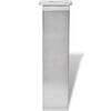 vidaXL Sofos kojos 4 pcs Sidabro 38 x 38 x 180 mm Geležis