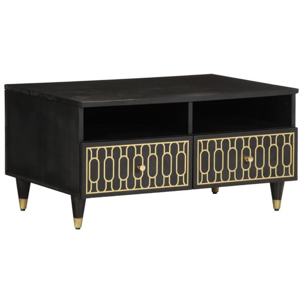 vidaXL Kavos staliukas, 80x54x40cm, mango medienos masyvas