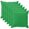 vidaXL Pagalvėlės užvalkalas 6 vnt. HOUTEN Žalia 35 x 35 cm