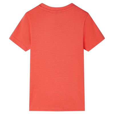 Vaikiški marškinėliai, šviesiai raudonos spalvos, 92 dydžio