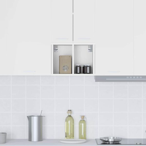 vidaXL Pakabinama spintelė Balta 30 x 29,5 x 40 cm Apdirbta mediena