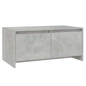 vidaXL Kavos staliukas, betono pilkas, 90x50x41,5cm, apdirbta mediena