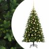 vidaXL Dirbtinė Kalėdų eglutė su burbulais 120 cm 150 LED &Scaron;ilta balta