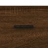 vidaXL Komoda, rudos ąžuolo spalvos, 69,5x34x180cm, apdirbta mediena