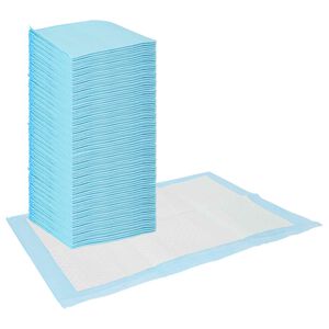 vidaXL Gyvūnų mokymo trinkelė 100 pcs Mėlyna ir balta 45 x 33 cm