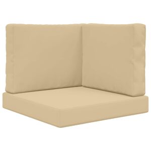 vidaXL Lauko sofa pagalvėlė Poliesteris Smėlio 60 x 60 cm