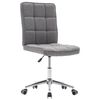 vidaXL Valgomojo kėdės, 4vnt., &scaron;viesiai pilkos, audinys
