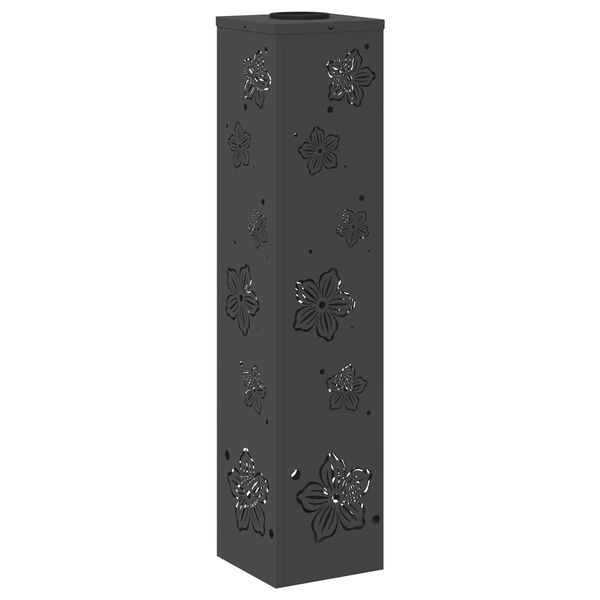 vidaXL Saulės LED &scaron;aligatvio &scaron;viesa 2 pcs Juoda