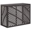 vidaXL Kondicionierių uždangalas Juoda 110 x 50 x 80 cm Plienas