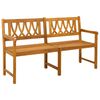vidaXL Lauko suolas Natūrali 150 x 55,5 x 90 cm