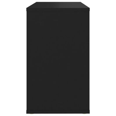 vidaXL Šoninė spintelė, juodos spalvos, 60x30x50cm, MDP