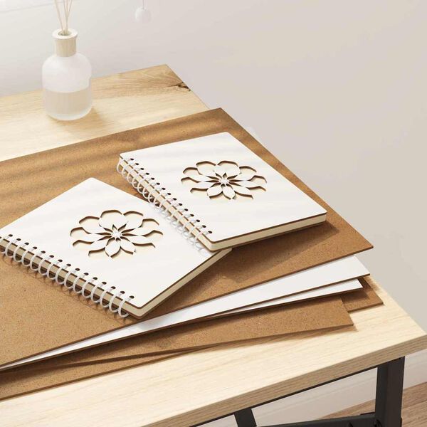 vidaXL Dekoratyvinės Panelės 50 pcs Balta 30 x 42 x 0.27 cm