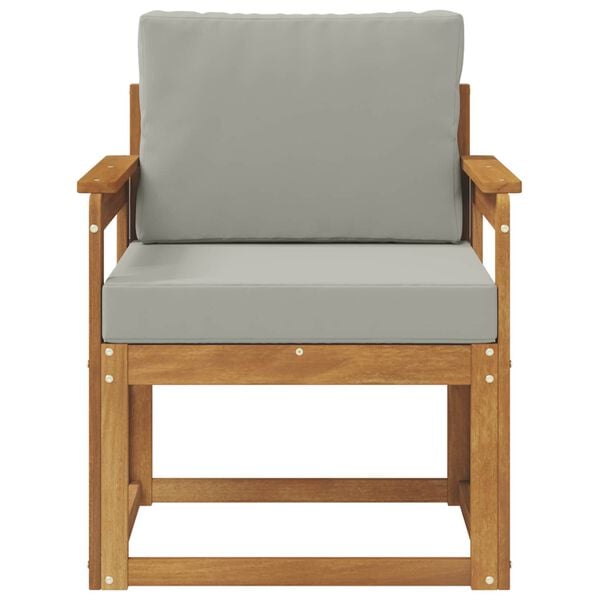 vidaXL Lauko sofa Tvirta akacijos mediena ir poliesteris